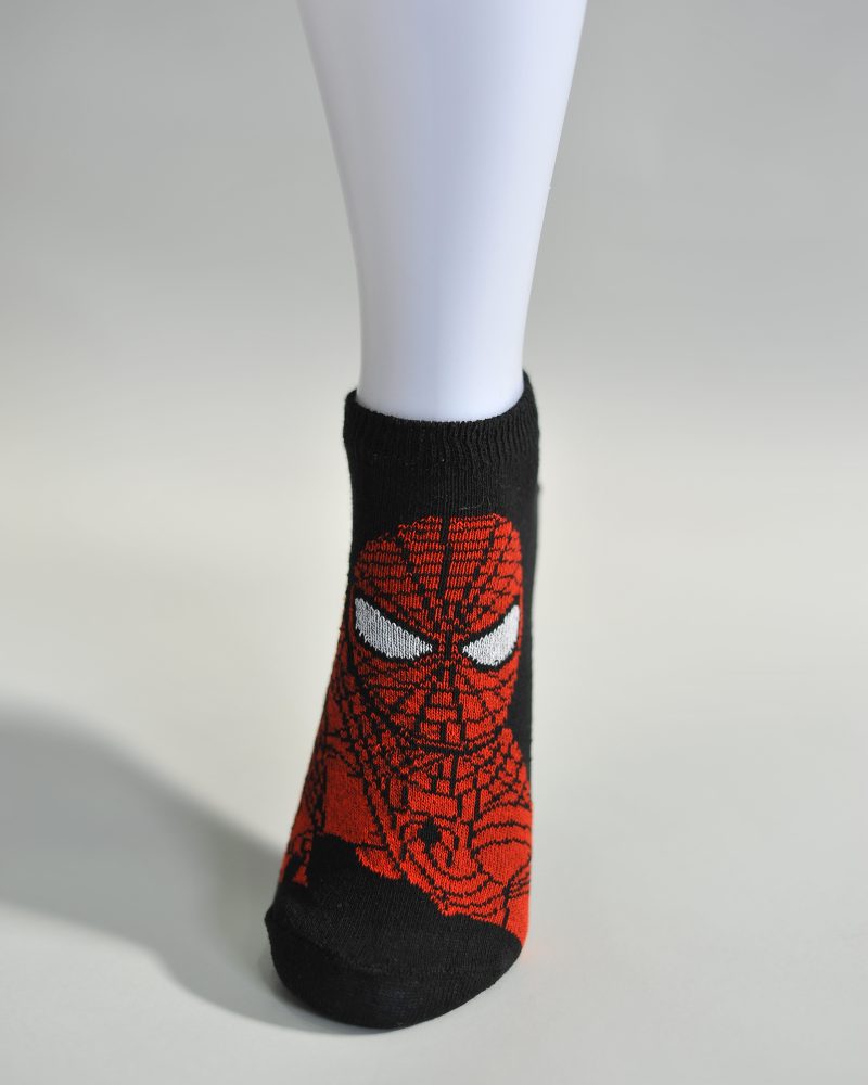 Spiderman black socks