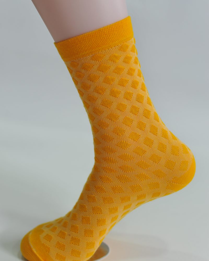Orange fancy socks